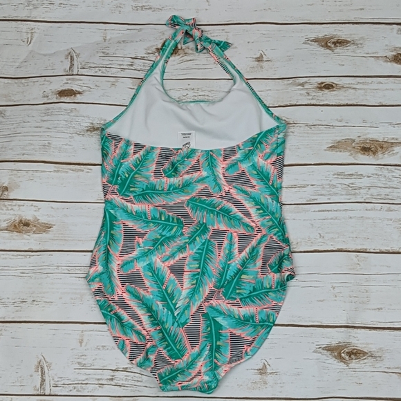 Art Class Green Palm Trees Swimsuit XL (14/16) - Picture 5 of 5